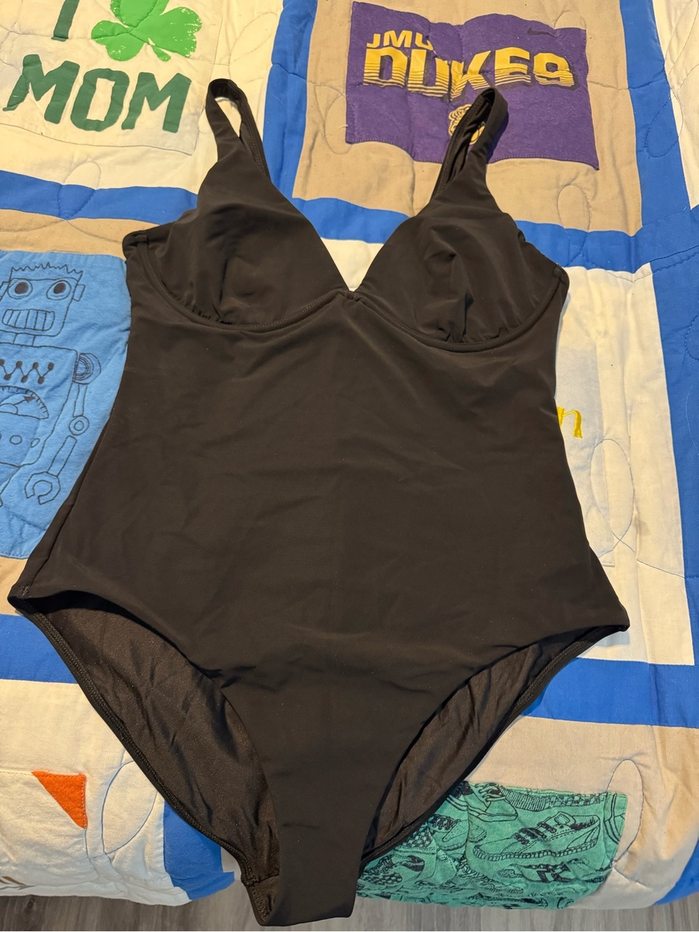 JETS Black One-Piece Swimsuit
